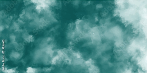 soft Colorful watercolor background for your design,Abstract Underwater Scene with Teal and White Foam Texture. calming turquoise background with soft blue rays of light and whispering fog.