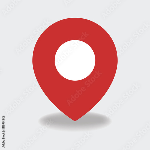 Map pointer icon.Location icon simple vector design.