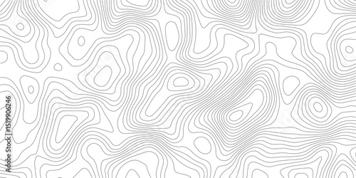 Topographic map patterns, topography line map. Vintage outdoors style. World map Template. Stock vector