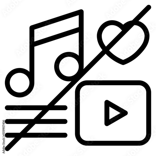 Social media break icon in vector illustration