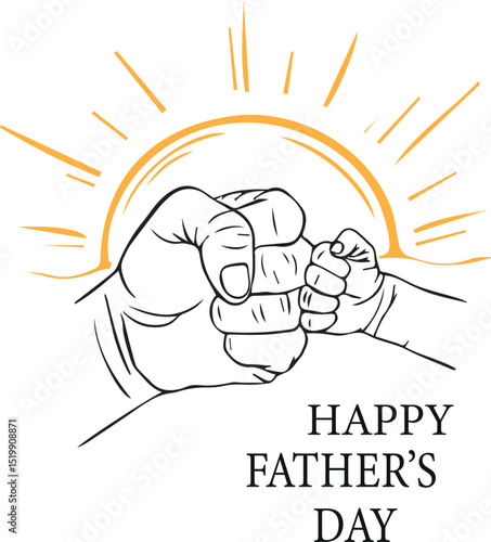 Cute  Father’s Day Typography Design