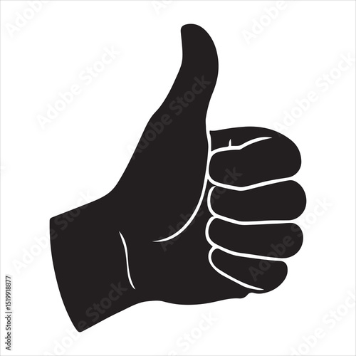 hand with thumb up