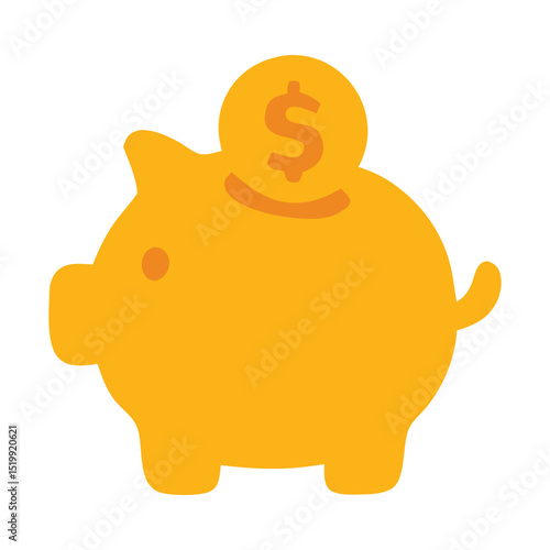 Retirement planning icon, representing the financial concept. Suitable for presentations, infographics, websites, and educational materials related to finance and investment.