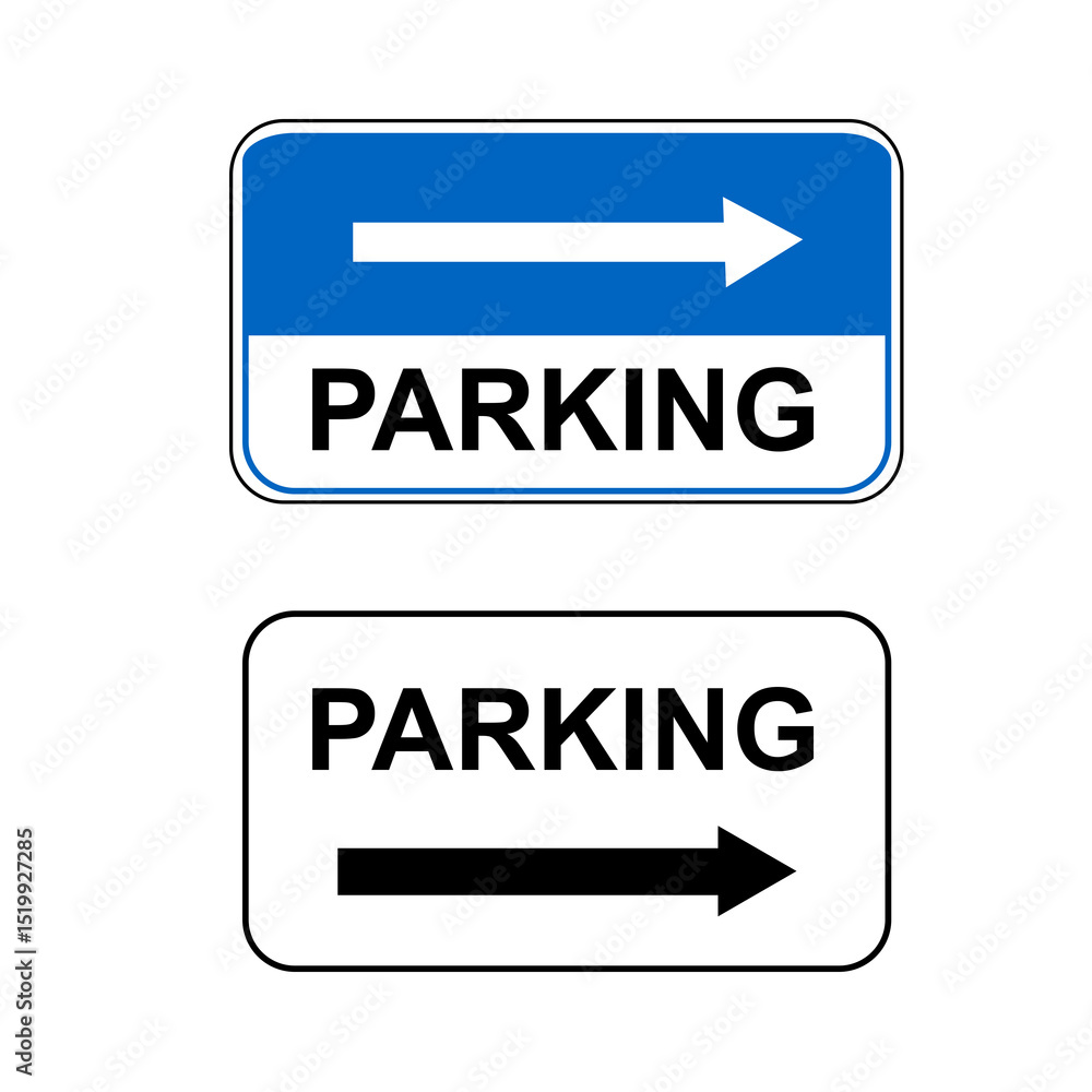 Obraz premium parking sign