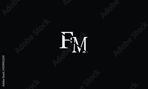 FM, MF ,abstract, letters, logo, monogram, style, symbols, ambitions, icons, 
