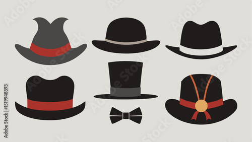 set of hats