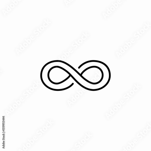 eternity symbol icon sign vector