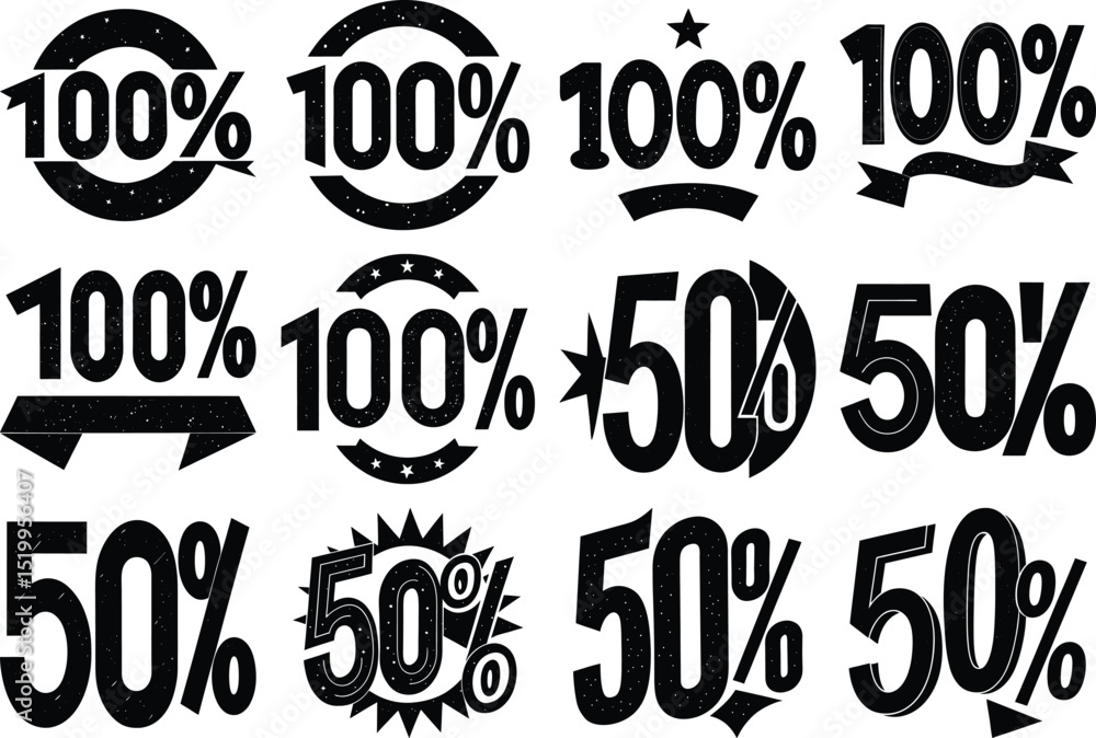 One Hundred and Fifty Thousand Points Symbols Vector
One Hundred and Fifty Thousand Points Symbols Vector