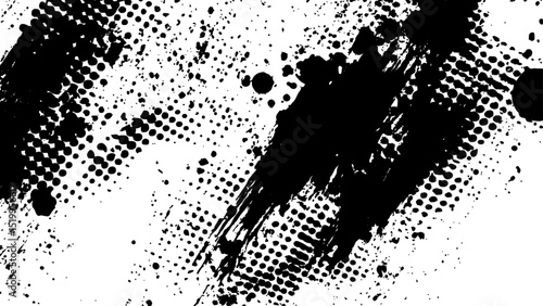 Wallpaper Mural Vector new style halftone dots modern grunge texture.  Torontodigital.ca