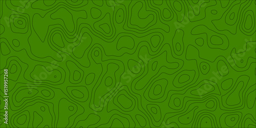 Repeating pattern with topographic flow and soft shapes

