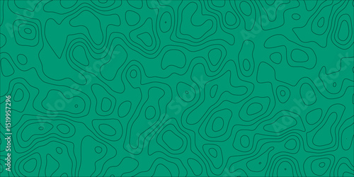 Curved line artwork inspired by abstract map contours

