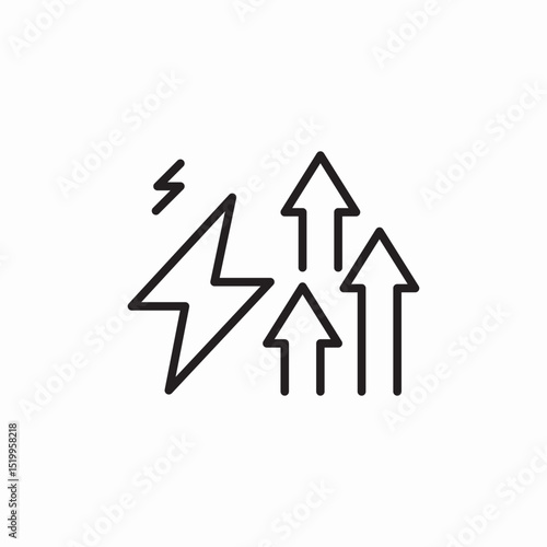 energy boost icon sign vector