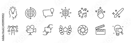 Creative icons set for design and inspiration
