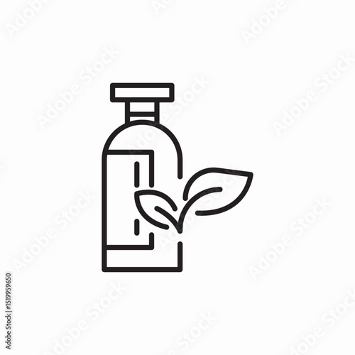 natural products icon sign vector