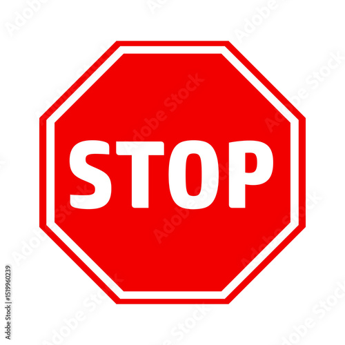stop road signal sign transparent background
