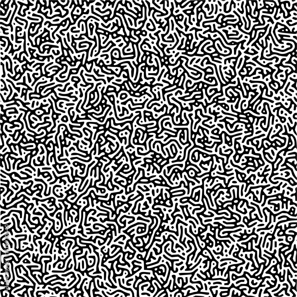 Minimilist dense network of interconnected black lines creating a complex and intricate abstract pattern design vector Minimilist dense network of interconnected black lines creating a complex and intricate abstract pattern design vector
