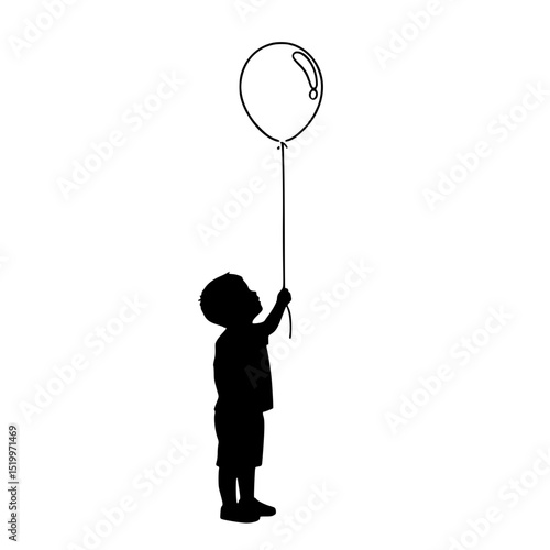 boy with balloon