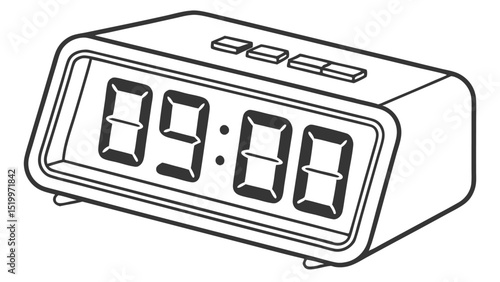 Find the best digital alarm clock for your bedroom modern led display clock with snooze function and time