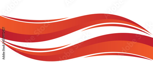 Vector red line background curve element with withe  space for text and message design, overlapping layers, vectoes eps 10