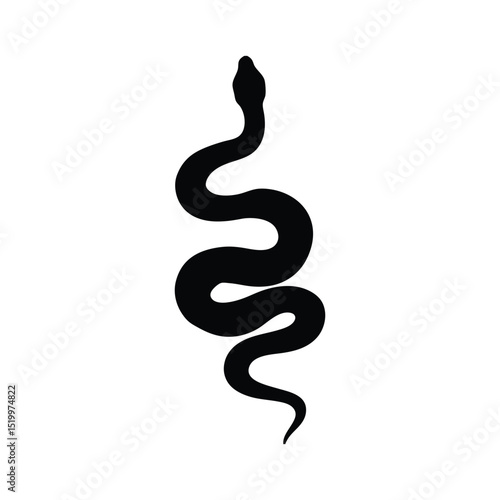 Snake silhouette, Snake silhouette vector