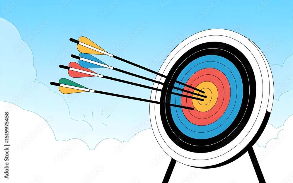 target with arrow target with arrow