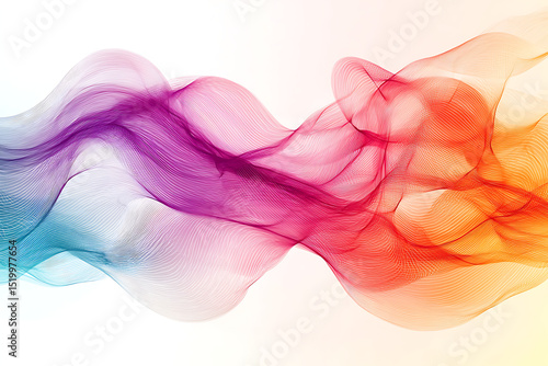 Abstract Colorful Smoke