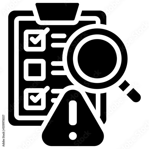 Error Check Glyph Icon