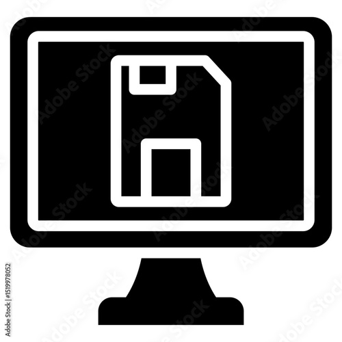 Save Glyph Icon