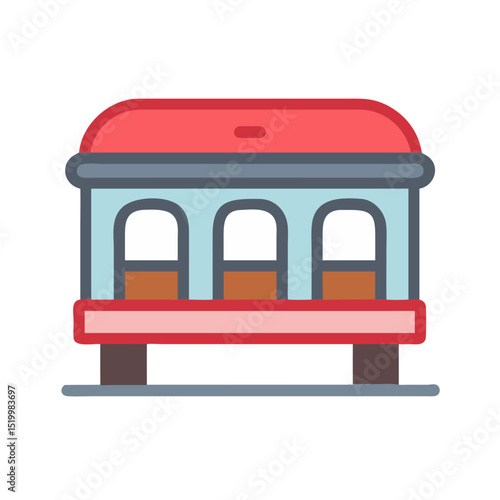 ThreeCompartment Chicken Coop Building Exterior Design Illustration