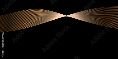 Smooth and graceful background with dynamic line flow and elegant motion

