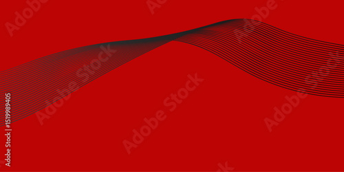 Minimalist abstract motion art with graceful swoosh and streamlined layout

