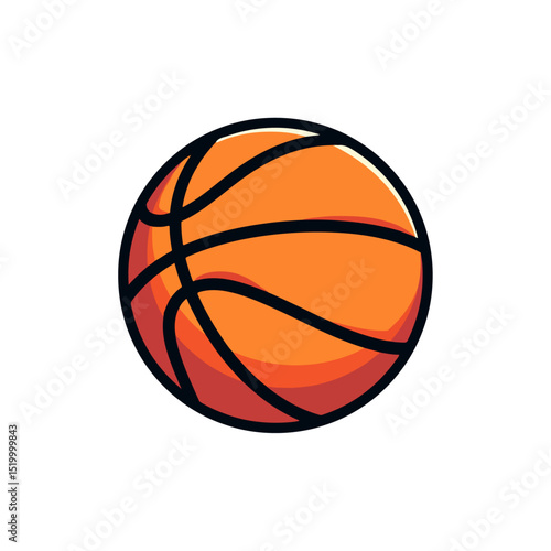 Basketball vector, Basketball Clipart, Sticker, Basketball  sticker, Icon