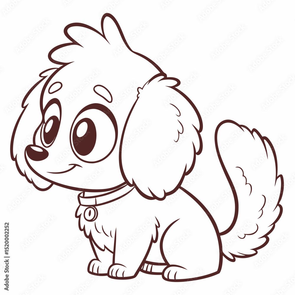 Fluffy Dog Clipart Vector Design
Fluffy Dog Clipart Vector Design