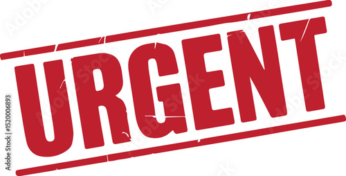 urgent  grunge rubber stamp vector	