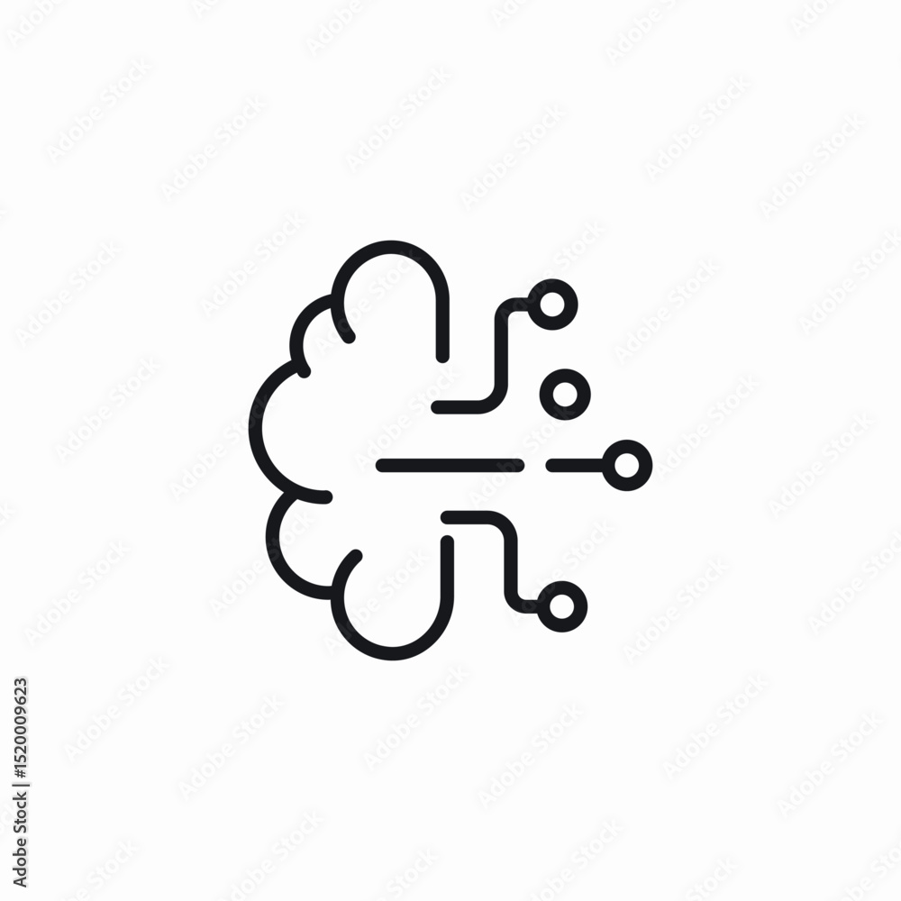 intelligent technology icon sign vector intelligent technology icon sign vector