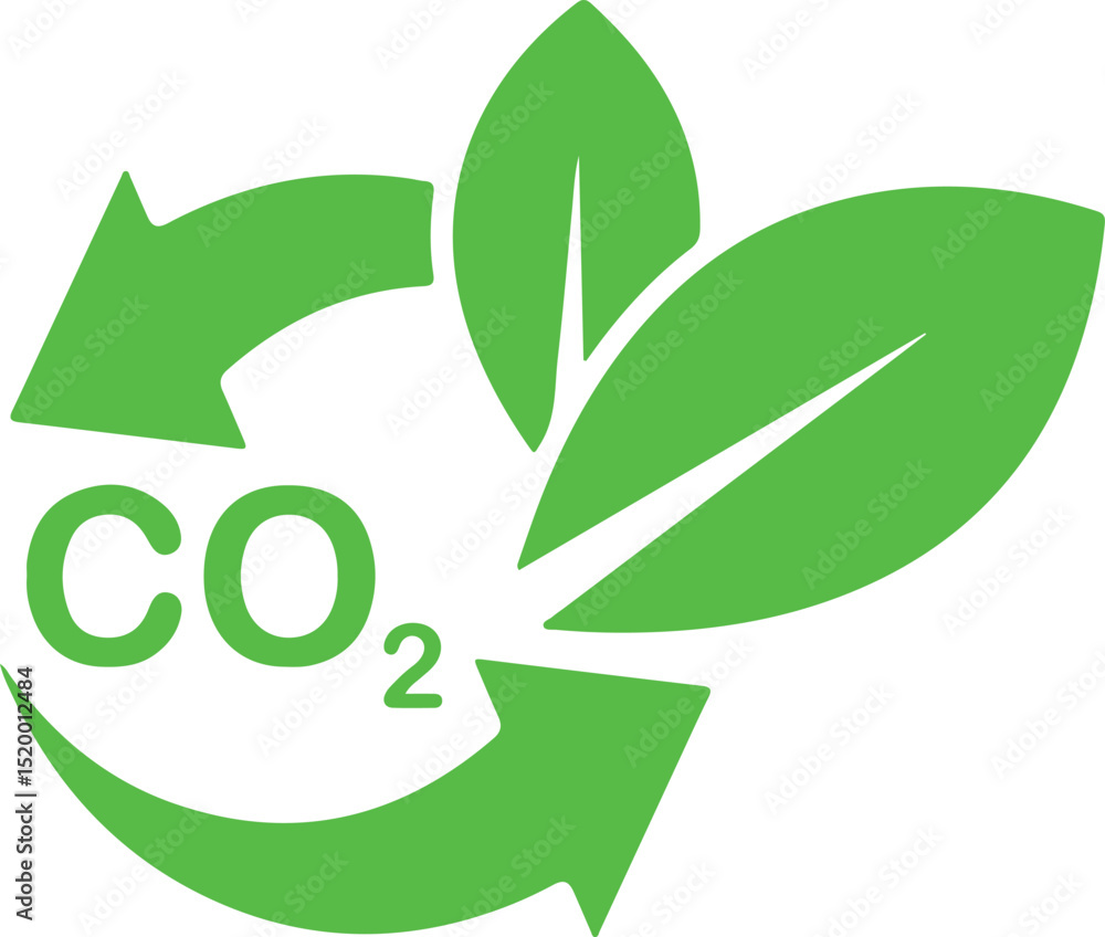 Icon of CO2 carbon dioxide emission green energy ecology recycling sustainability environment carbon footrpint. Editable stroke. Thin line icons collection, flat illustrations. Icon of CO2 carbon dioxide emission green energy ecology recycling sustainability environment carbon footrpint. Editable stroke. Thin line icons collection, flat illustrations.