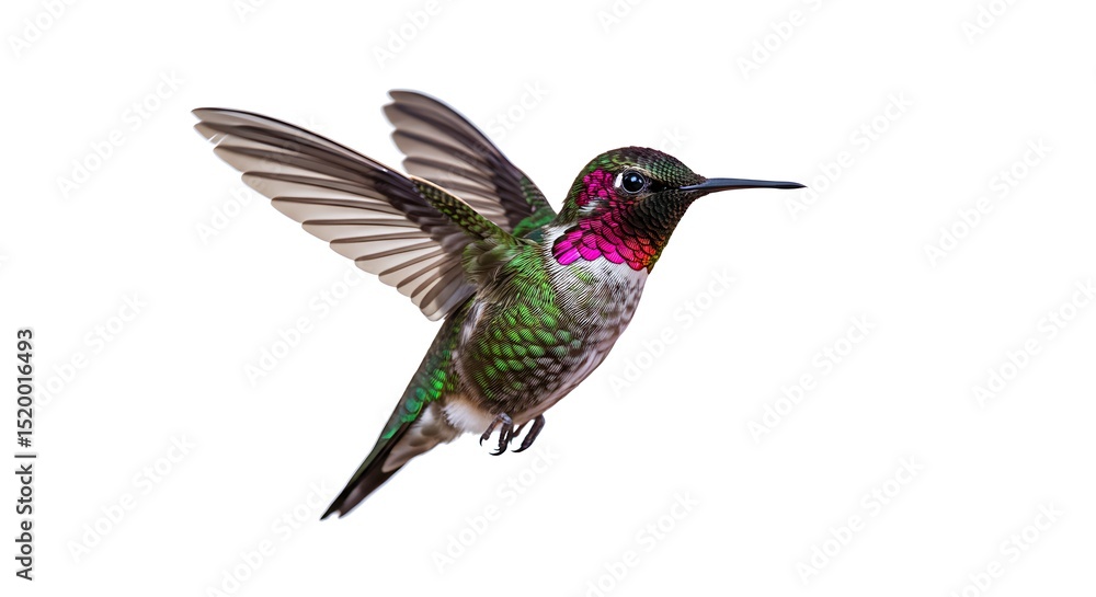Fototapeta premium hummingbird isolated on white