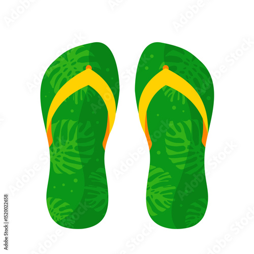 Summer flip-flops – vector illustration