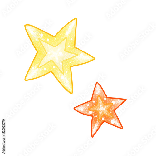 Starfish Illustration – Cute Summer Ocean Clipart