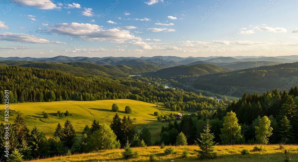 Obraz premium autumn landscape in the mountains
