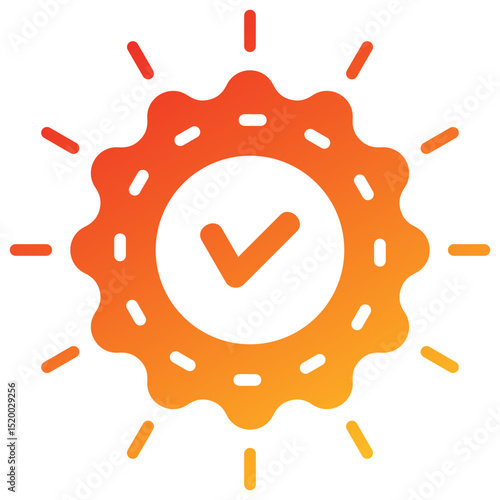 Proven Glyph Gradient Icon