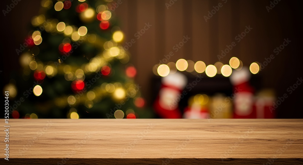 Christmas Table Background Christmas Table Background
