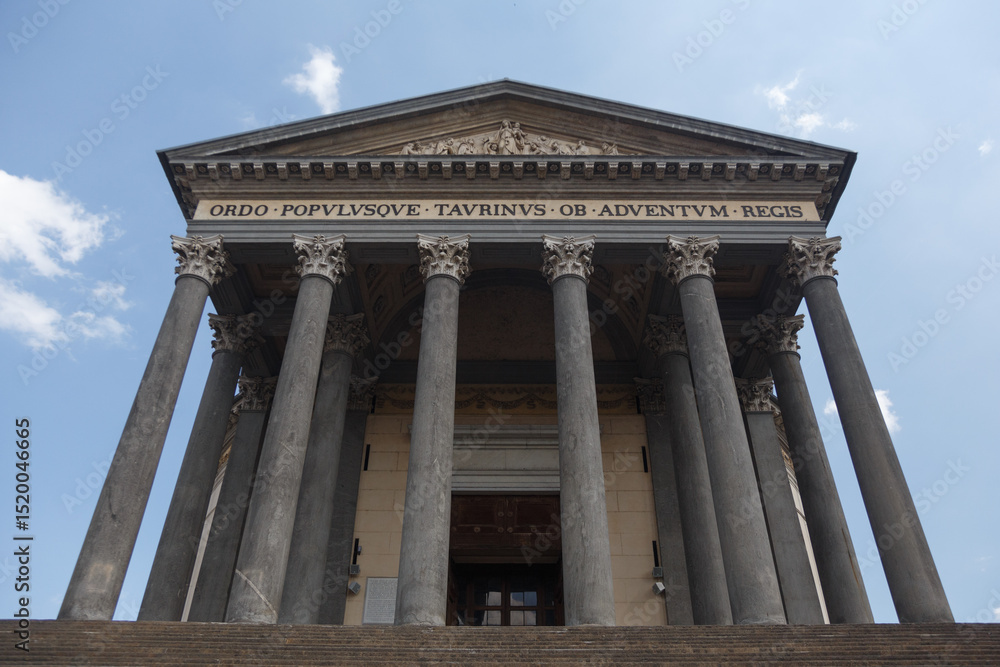 Naklejka premium Chiesa della Gran Madre di Dio in Italy, Torino