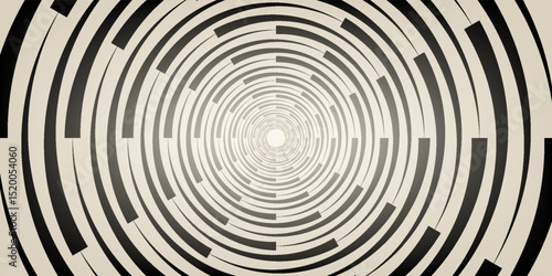 spirals illusion black and white background