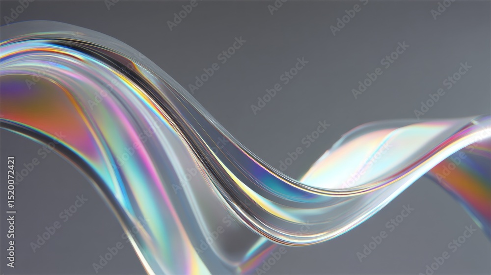 A colorful, flowing abstract wave design with metallic sheen and soft gradients. A colorful, flowing abstract wave design with metallic sheen and soft gradients.