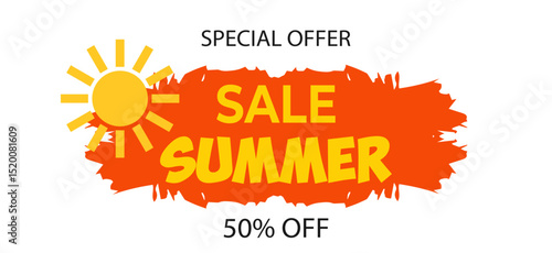 Bright summer sale