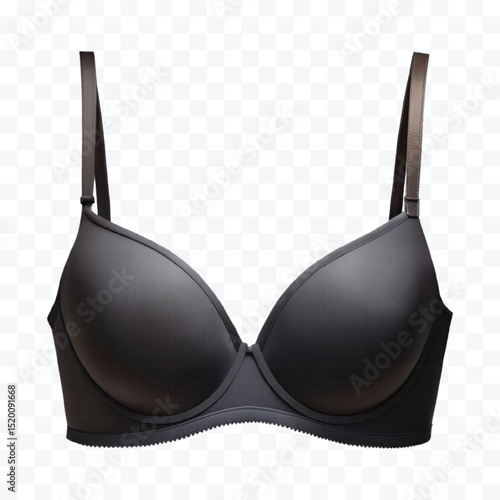 realistic beautiful cotton bra in different color style isolated on transparent background