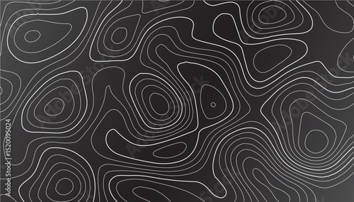 Topography map background in vintage expedition style featuring hand-drawn contour lines, detailed terrain elevation, retro geographic grid perfect for wilderness, hiking, and outdoor themed designs.