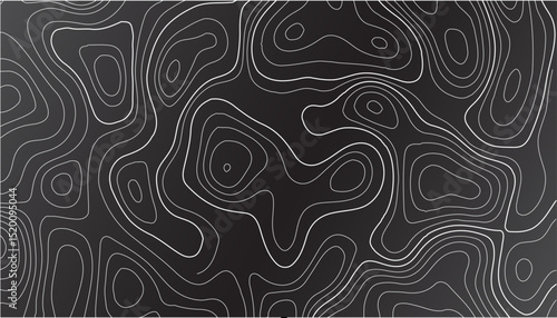 Topography map background in vintage expedition style featuring hand-drawn contour lines, detailed terrain elevation, retro geographic grid perfect for wilderness, hiking, and outdoor themed designs.
