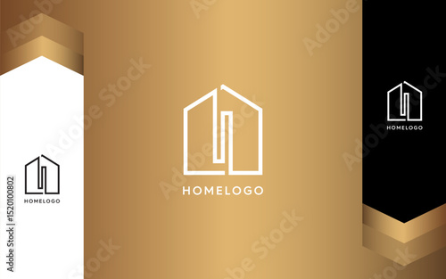 Letter I Home and Building Logo